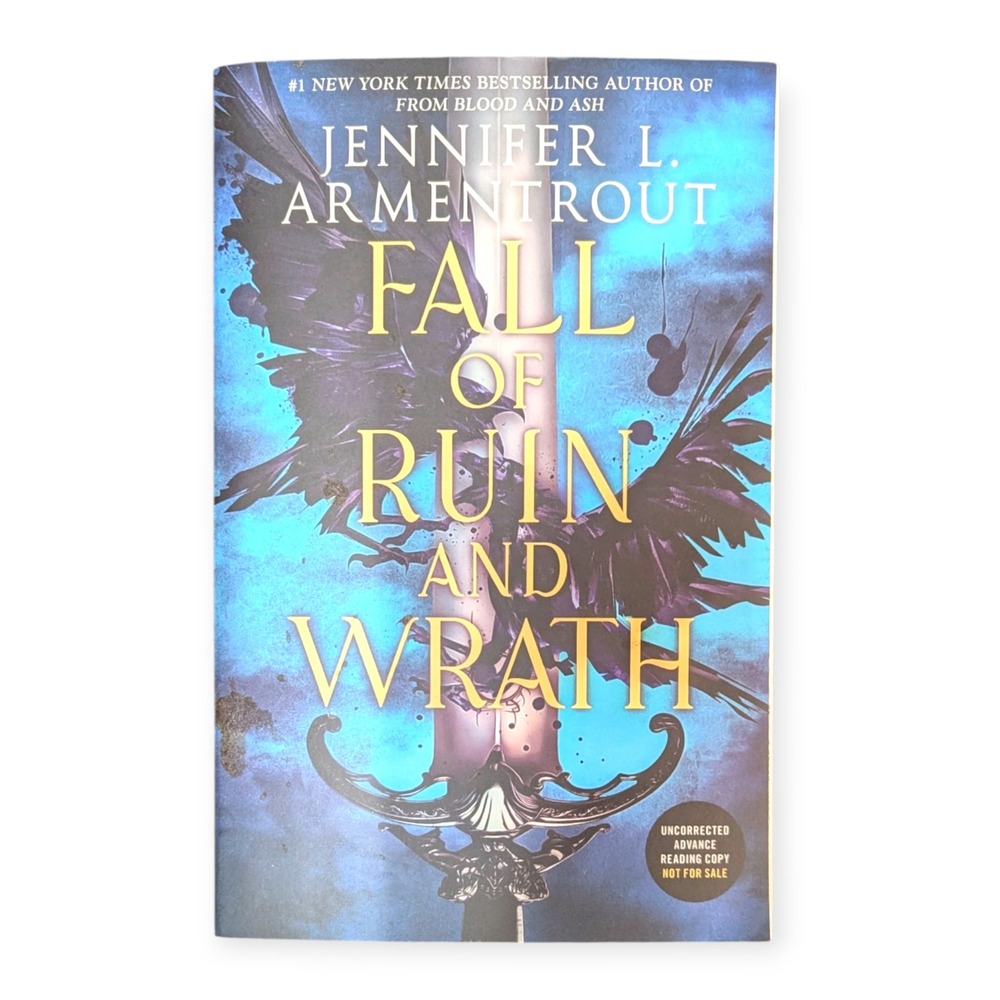 Fall of Ruin and Wrath Jennifer L Armentrout ARC Advance Reading Copy 2023 Book